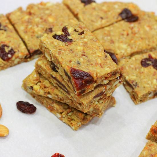 Cherry Almond Protein Bars - Recipe photo by Nourish with Renata