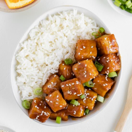 Orange Tofu - Recipe photo by purelykaylie
