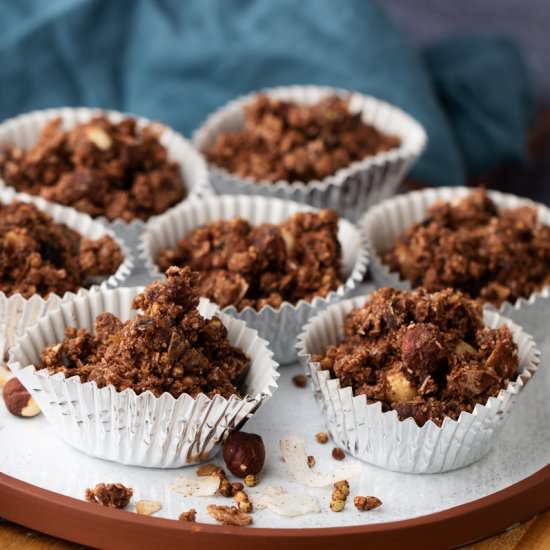 Choc Cacao Crackles - Recipe photo by dinnertwist