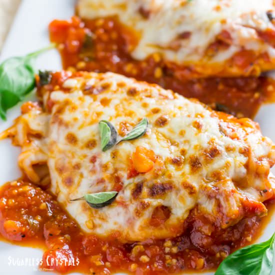 Keto Chicken Parmesan - Recipe photo by sugarlesscrystals