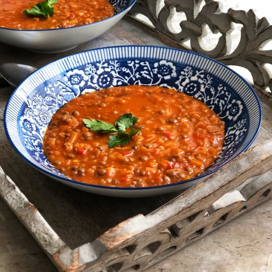 Lentil and coconut milk stew - Recipe photo by myfoodmemoirs