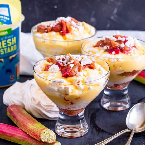 Rhubarb and Custard Eton Mess - Recipe photo by anniesnomsblog