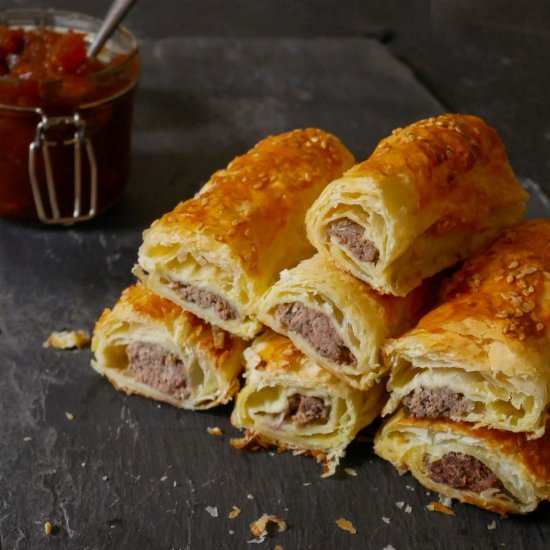 Venison Sausage Rolls - Recipe photo by therarewelshbit