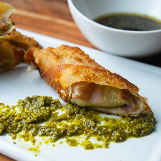Italian Egg Roll Mozzarella Sticks - Recipe photo by JawnsICooked