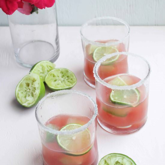 Easy Watermelon Margarita - Recipe photo by homebodyeats