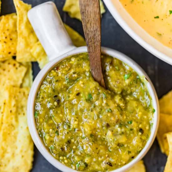 homemade salsa verde! - Recipe photo by the cookie rookie