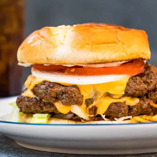 smash burgers! - Recipe photo by the cookie rookie