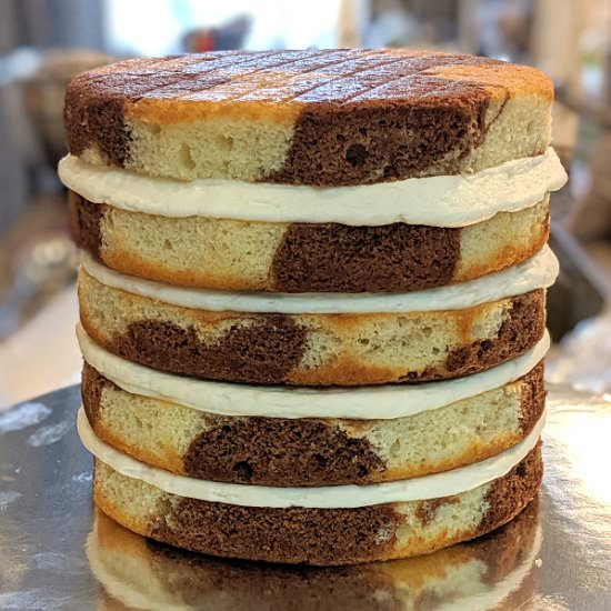 Gluten Free Marble Cake - Recipe photo by Bakes and Blunders