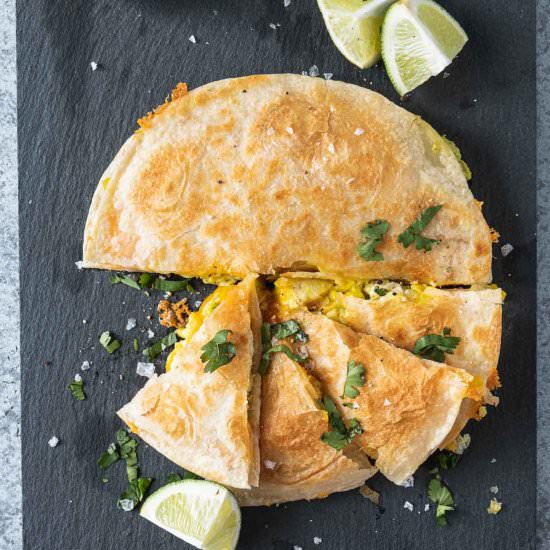 Breakfast Quesadillas - Recipe photo by foodiegirlchicago