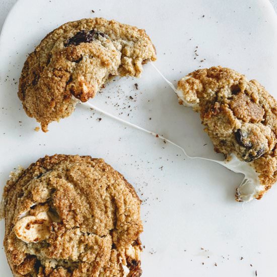 Gooey S'mores Cookies - Recipe photo by greenseggsandyams
