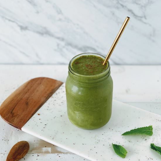 Mint Chocolate Smoothie - Recipe photo by greenseggsandyams