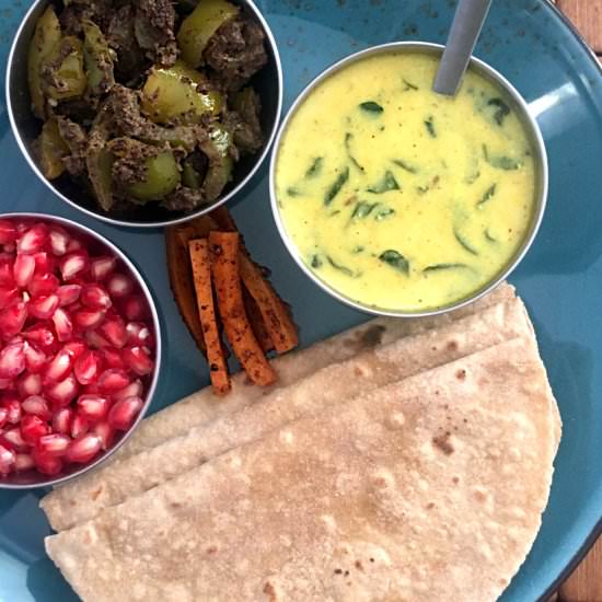 Mustard Fenugreek Kadhi - Recipe photo by steamingpot