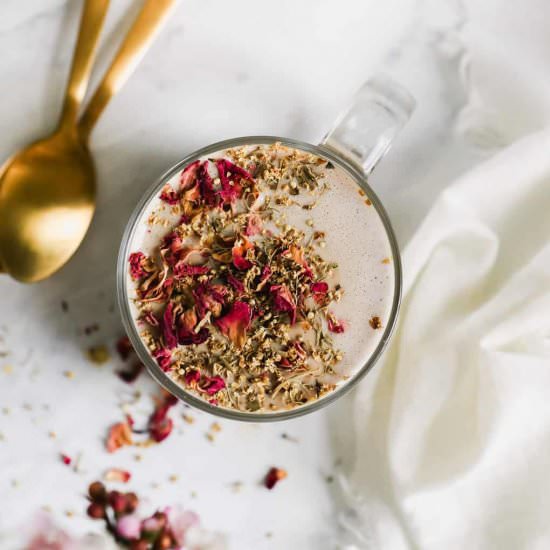 floral latte - Recipe photo by hellonatural