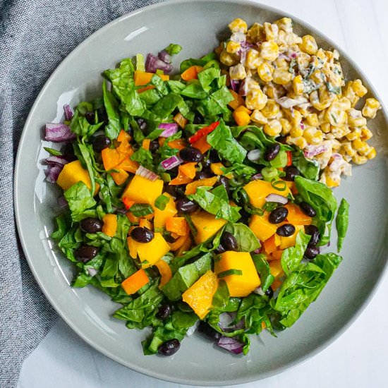 Black Bean and Mango Salad - Recipe photo by Share the Spice