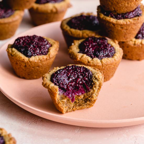 Peanut Butter and Jam Cookies - Recipe photo by Crumb Top Baking