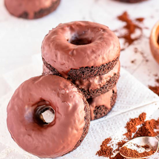 Vegan Keto Coffee Cocoa Doughnuts - Recipe photo by KlaraW