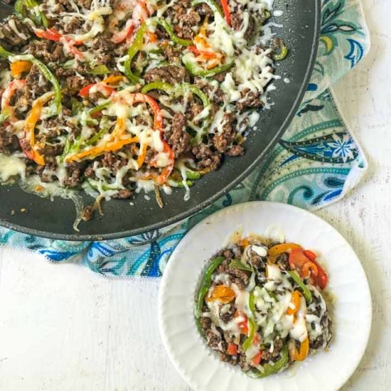 Cheese Steak using Ground Beef - Recipe photo by MyLifeCookbook