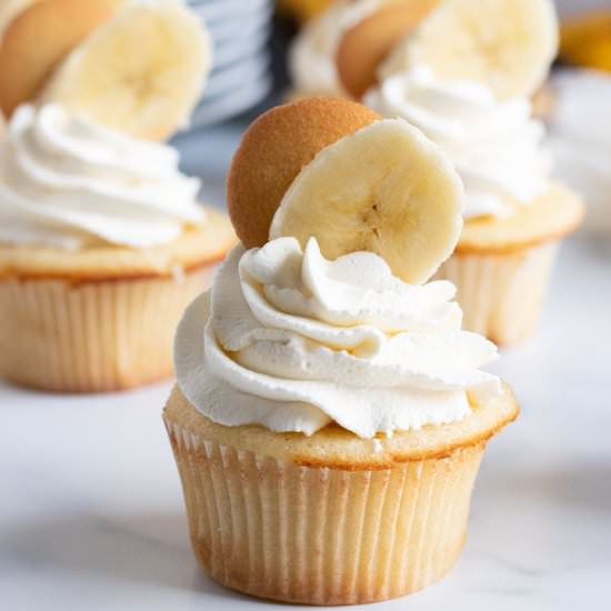 Banana Pudding Cupcakes - Recipe photo by themarblekitchen