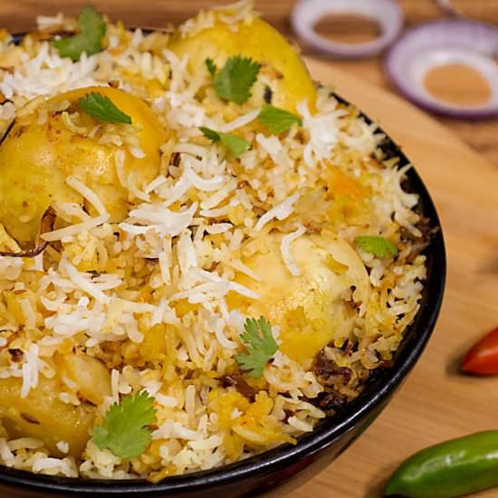 Egg Biryani Recipe - Recipe photo by recipesofhome