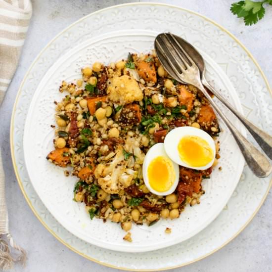 Smoky Grain Salad [vegetarian] - Recipe photo by theflexitarian