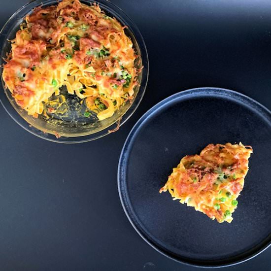 carbonara bake - Recipe photo by Cuisine Fiend