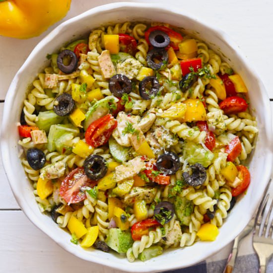 Chicken Pasta Salad - Recipe photo by Funfoodandfrolic