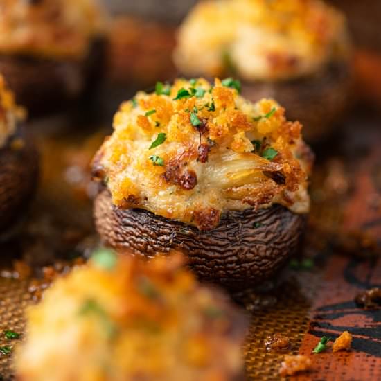 Crab Stuffed Mushroom - Recipe photo by keviniscooking