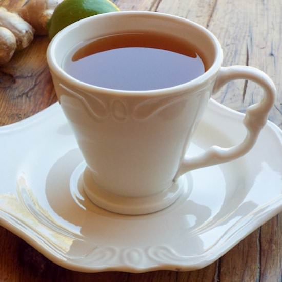 Ginger Black Tea with Honey & Lime - Recipe photo by Taste of Lime