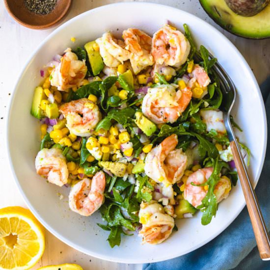 Summery Shrimp Salad with Avocado - Recipe photo by Mealswithmaggie