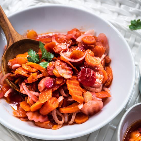Marinated Carrot Salad - Recipe photo by josieandnina
