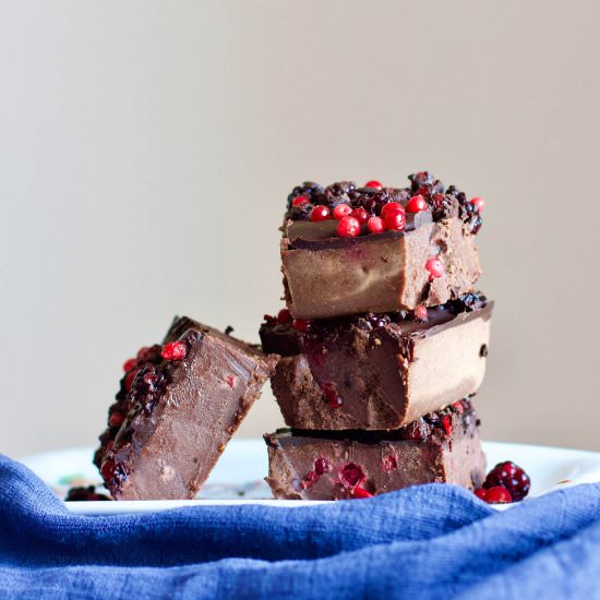 Chocolate Walnut Fudge (Vegan, Raw) - Recipe photo by refreshmyhealth