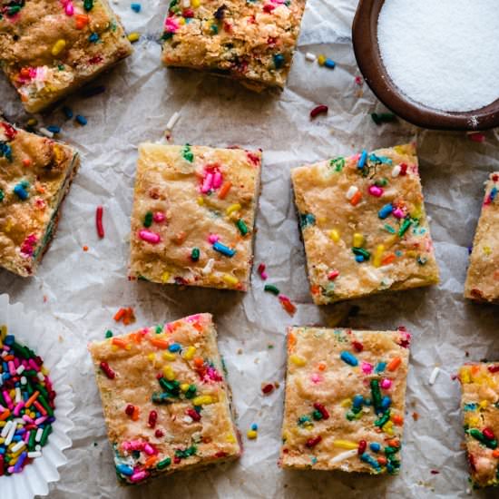 Sugar Cookie Bars - Recipe photo by kickassbaker