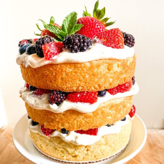 Cream Cheese Chantilly Cake - Recipe photo by Icing on the Bake