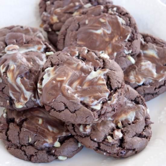 Mint Chocolate Cookies - Recipe photo by rchlnielsen