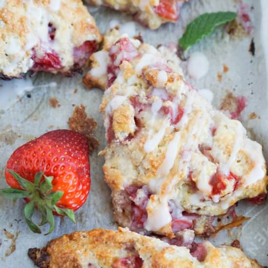 Strawberry Scones - Recipe photo by cookingwithteamj