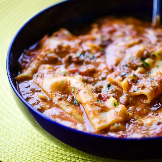 Truffled Lasagna Soup - Recipe photo by dudethatcookz