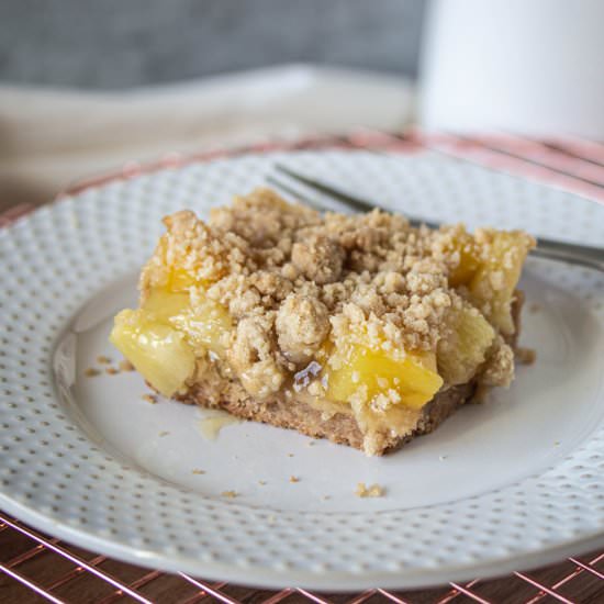 Gluten Free Pineapple Bars - Recipe photo by smallfarmbiglife