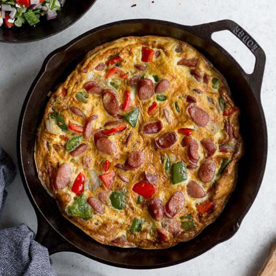 Sausage Frittata - Recipe photo by Crumb Top Baking
