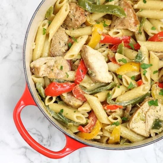 Jamaican Rasta Pasta - Recipe photo by recipevibes