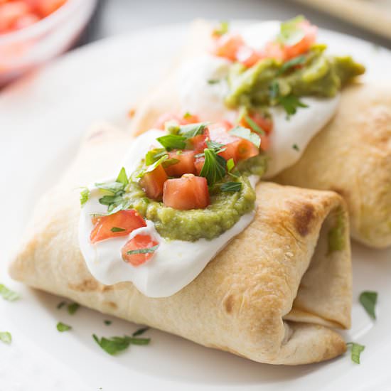 Baked Chicken Chimichangas - Recipe photo by emihill