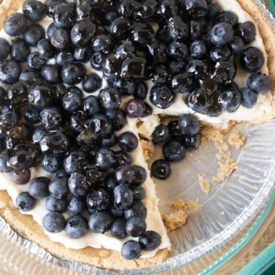 Blueberry Cream Pie - Recipe photo by sustain my cooking habit