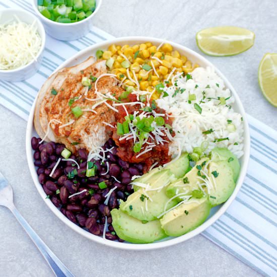 Chicken Burrito Bowl - Recipe photo by anothertablespoon