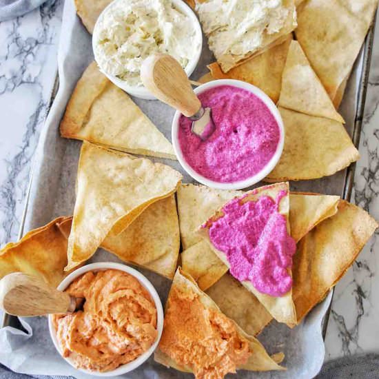 Dip Platter - Recipe photo by SweetCaramelSunday