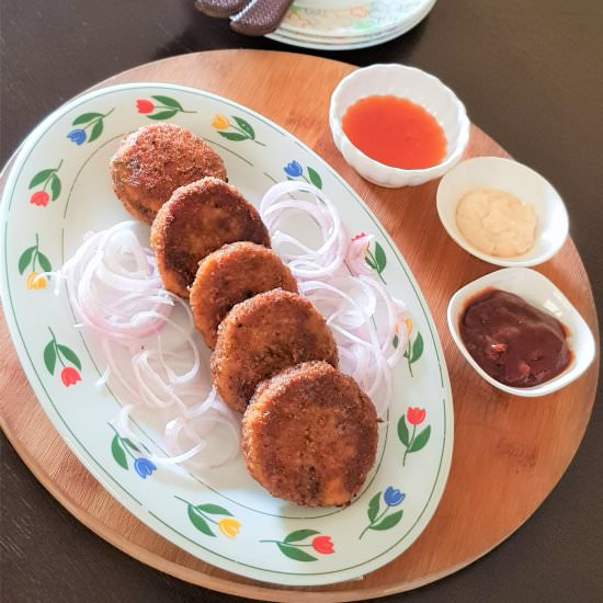 Chicken Cutlet/ Patties/Croquettes - Recipe photo by Jayanthy Asokan