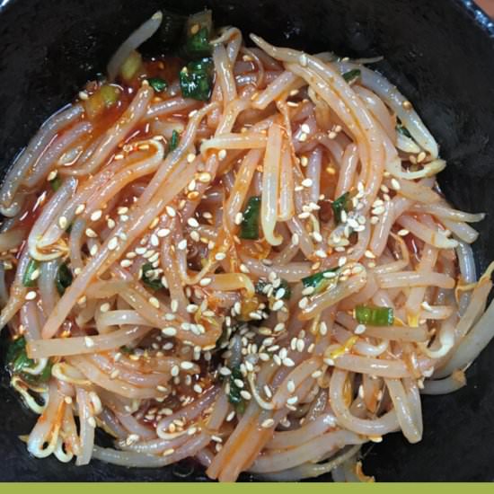 Korean Bean Sprout Salad - Recipe photo by Mealplanningeasy