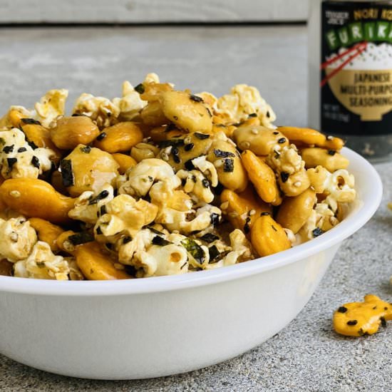 Furikake Snack Mix - Recipe photo by theshortordercook