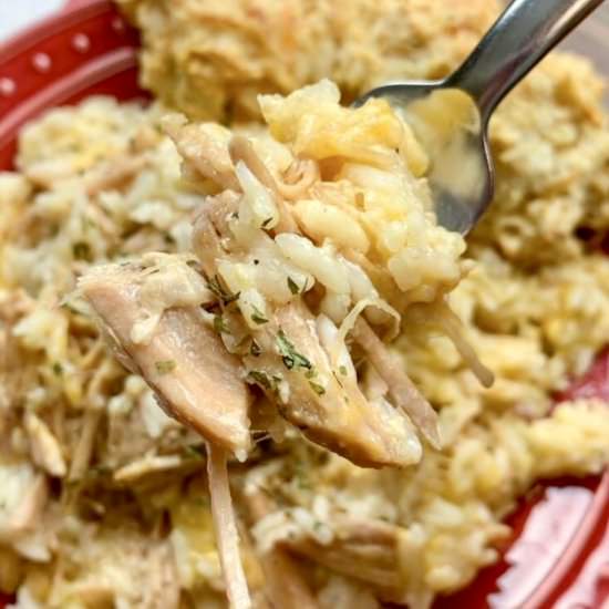 Slow Cooker Pork Chops and Rice - Recipe photo by Back To My Southern Roots
