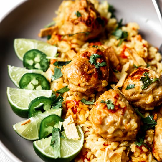 Mexican Meatballs - Recipe photo by @whitekitchen_redwine