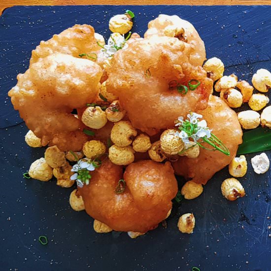 Drunken popcorn shrimp - Recipe photo by cookmorphosis