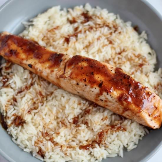 Honey Soy Glazed Salmon - Recipe photo by cheerfulchoices